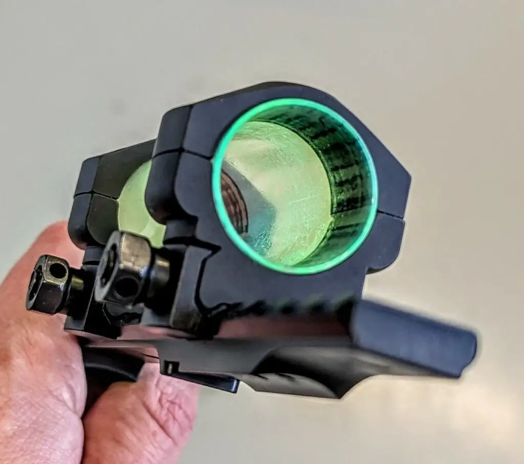 viseur de fusil avec intensificateur de lumière réalisé en impression 3D